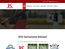 Tablet Screenshot of ksportspro.com